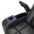Sharaya Grey Vegan Leather LED Power Recliner With Speaker, Storage, USB And Wireless Charger