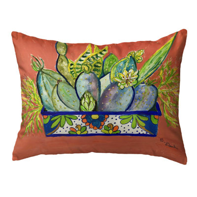 Outdoor Reversible Throw Pillow