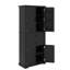 Armoire de rangement multifonctionnelle pour la cuisine, la salle de bain, la salle à manger et le salon avec 2 tiroirs sur rails et une tablette réglable-2144577231