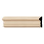 Moulure sur rail de chaise en bois massif de qualité l 5,9 po x P 3 po x L 96 po.-96930568