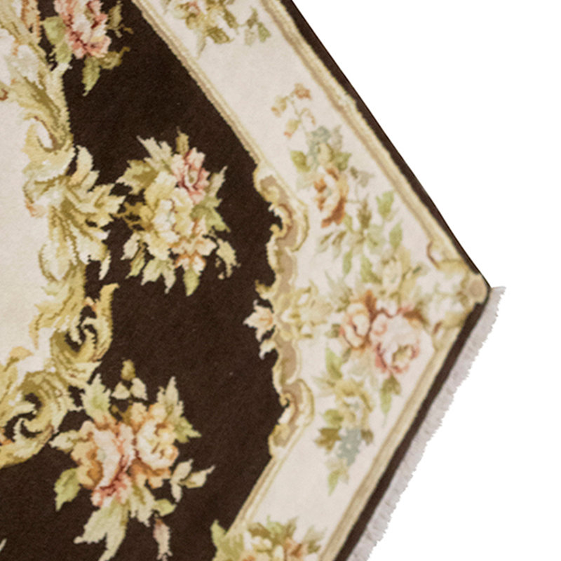Handmade Silk and Wool Area Rug
