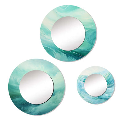 Moshup Metal Round Mirror