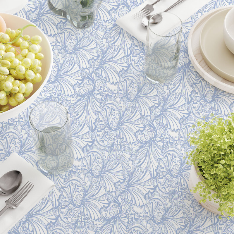 Floral 143 Cotton Tablecloths Paisley, 120" x 60"