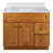 Brookings 37 Inch Solid Wood Bathroom Vanity with Single-Hole Top, Assembled, Sherwin Williams® Gray – Design House, 216275-101466680-101799416