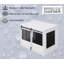 Cage pour chien Tucker Murphy Antique White Barn Door Furniture, grande taille-366446285-366446284