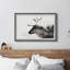 Mountain Deer - Single Picture Frame Print-866304973