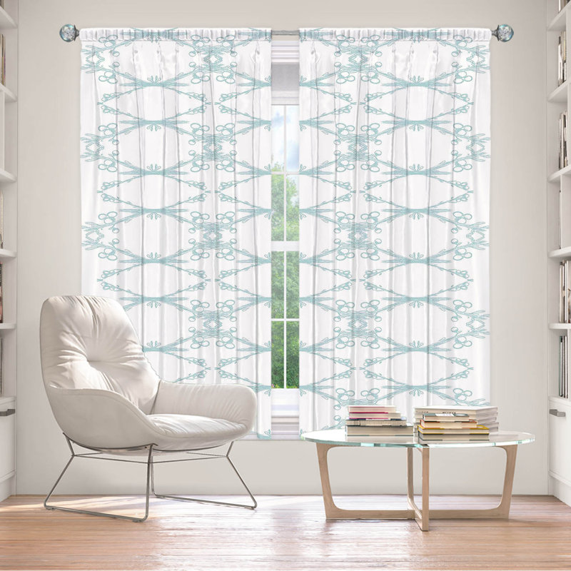 Rideau en polyester, L 40 po x L 82 po