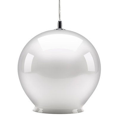 Bobb 1 - Light White Sphere Pendant