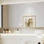 Armoire de salle de bain de style français crème