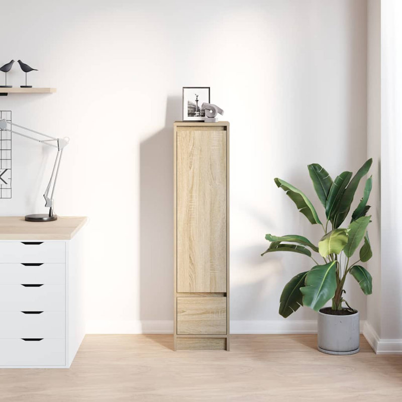 Highboard 29.5X34x119.5 Cm Engineered Wood, Sonoma Oak