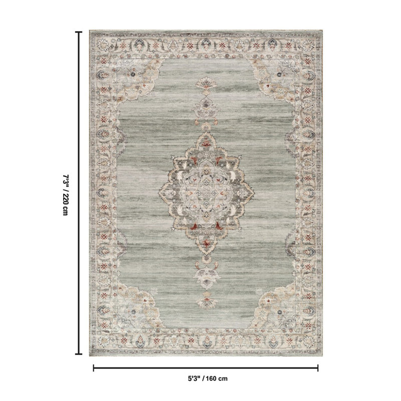 Majestic 5 pi. 3 po X 7 pi 3 po Tapis, Rectangle 5 pi 3 po x 7 pi 3 po