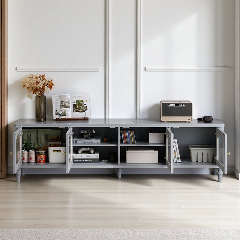 Meuble télé American Minimalist Design, Gris