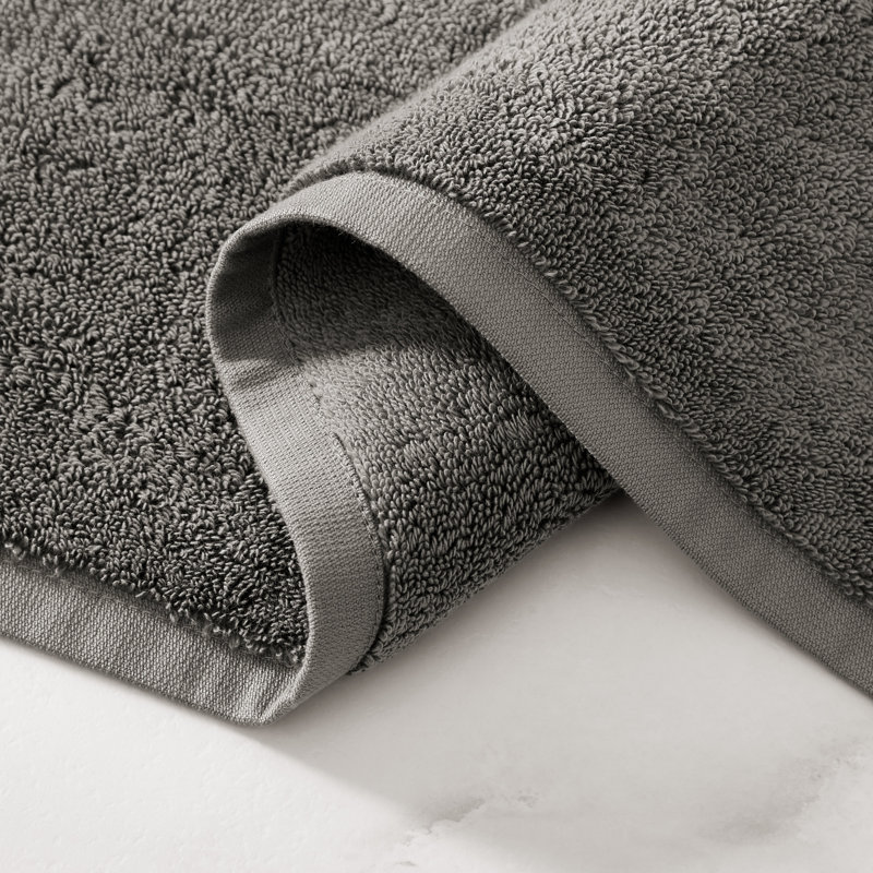 Egyptian Cotton Plush Towel Set, Charcoal