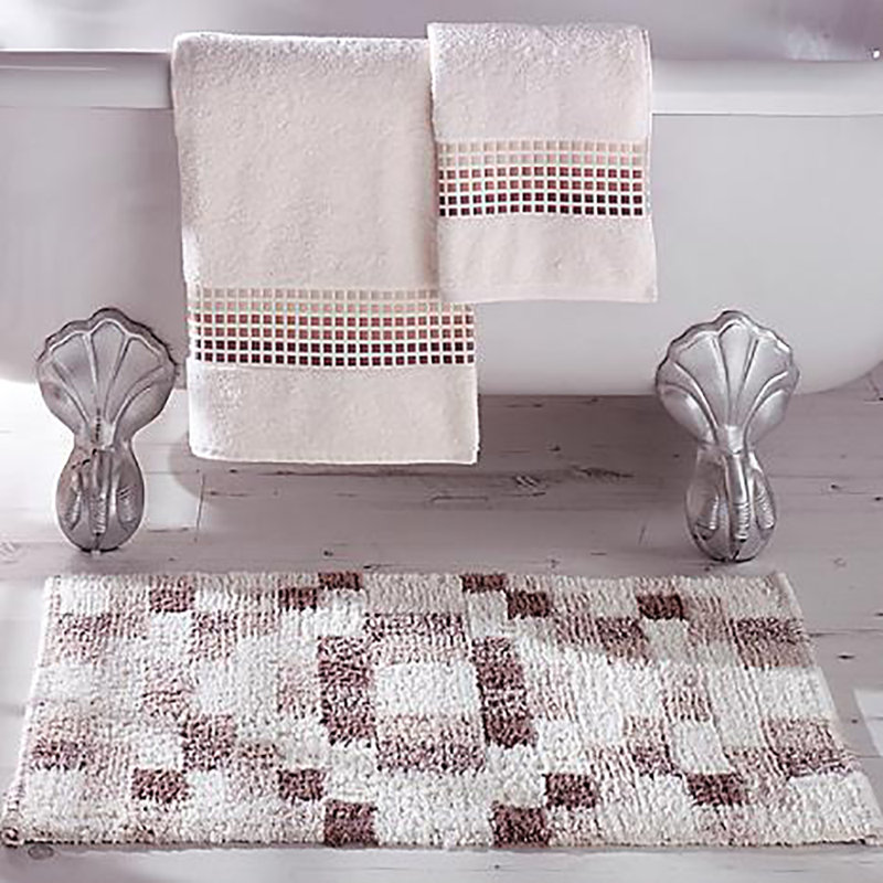 Glenfield Cotton Bath Rug, Natural