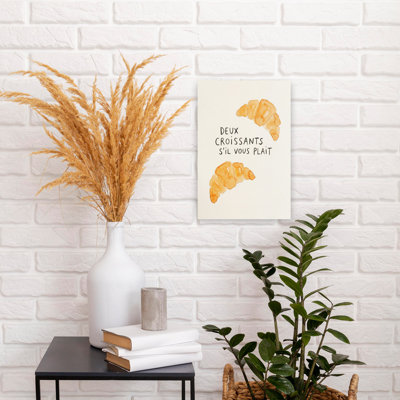 Deux croissants, art mural