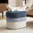 25" Chenille Ottoman For Foot Rest-1490817486