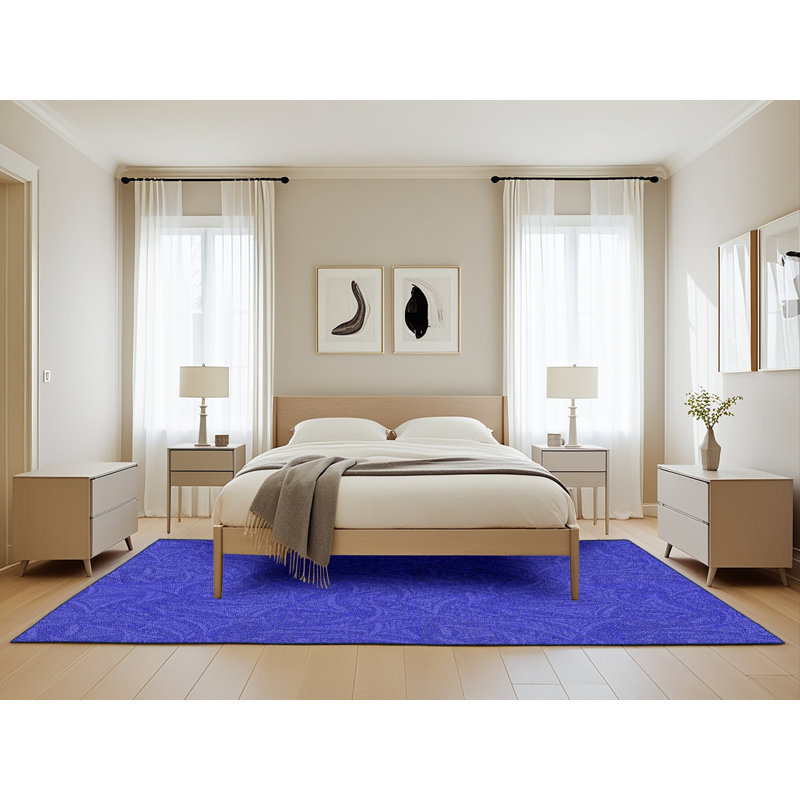 Tapis bleu, Rectangle 5 pi x 8 pi