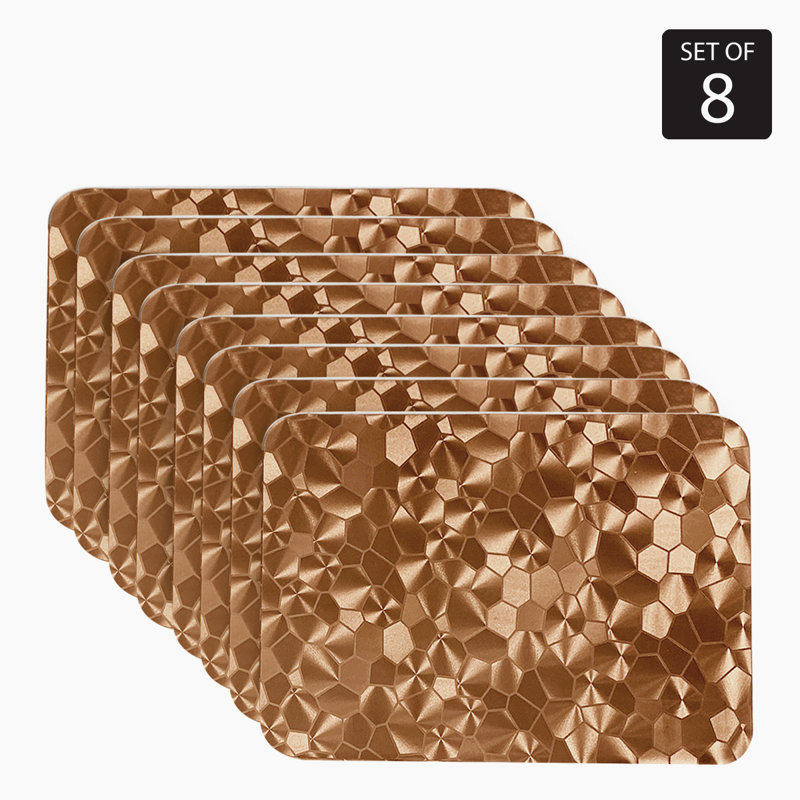 Napperon en vinyle 18 "Water cube, Bronze