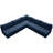 Ensoll Velvet L-Shaped Sectional Reversible-1496889976