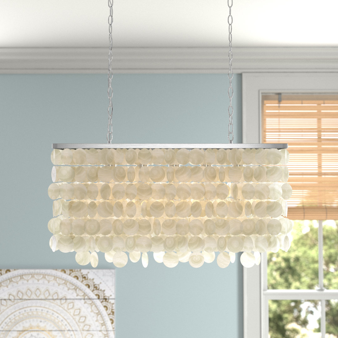 Icarus 5 - Light Satin Nickel Kitchen Island Pendant Mistana™