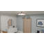 Gelsomina 4-Light Matte Black Semi-Flush Mount Light