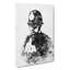 Rude Policeman In Abstract by Banksy - Wrapped Canvas-55341935