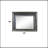Gray Finish Mirror With LED