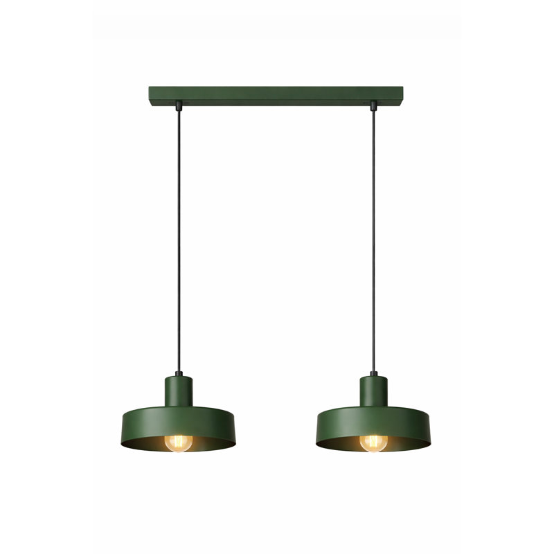 2 - Light Pendant, Matte Green