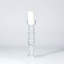 Glass Ribbed Candleholder/Vase-7121220
