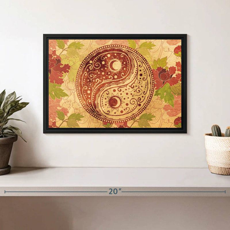 Couleurs d'automne Kerrick Yin Yang, H 9 po x l 13 po