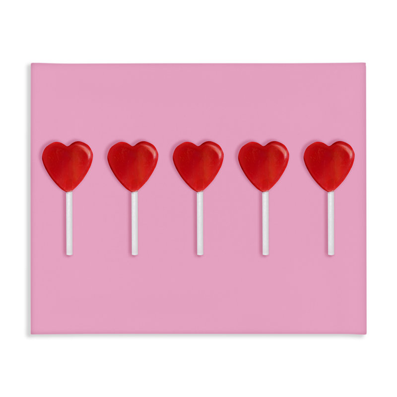 «Valentine's Heart Pops», conception par Lish Creative, H 30 po x l 40 po