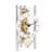 Analog Metal Mechanical Tabletop Clock in Silver