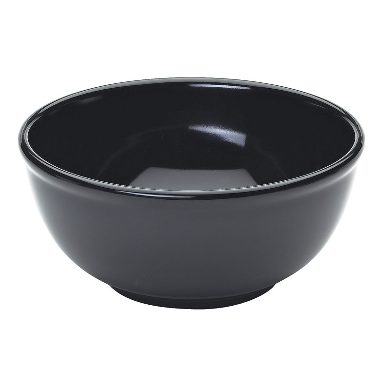Bol rond en mélamine 10 po, Noir
