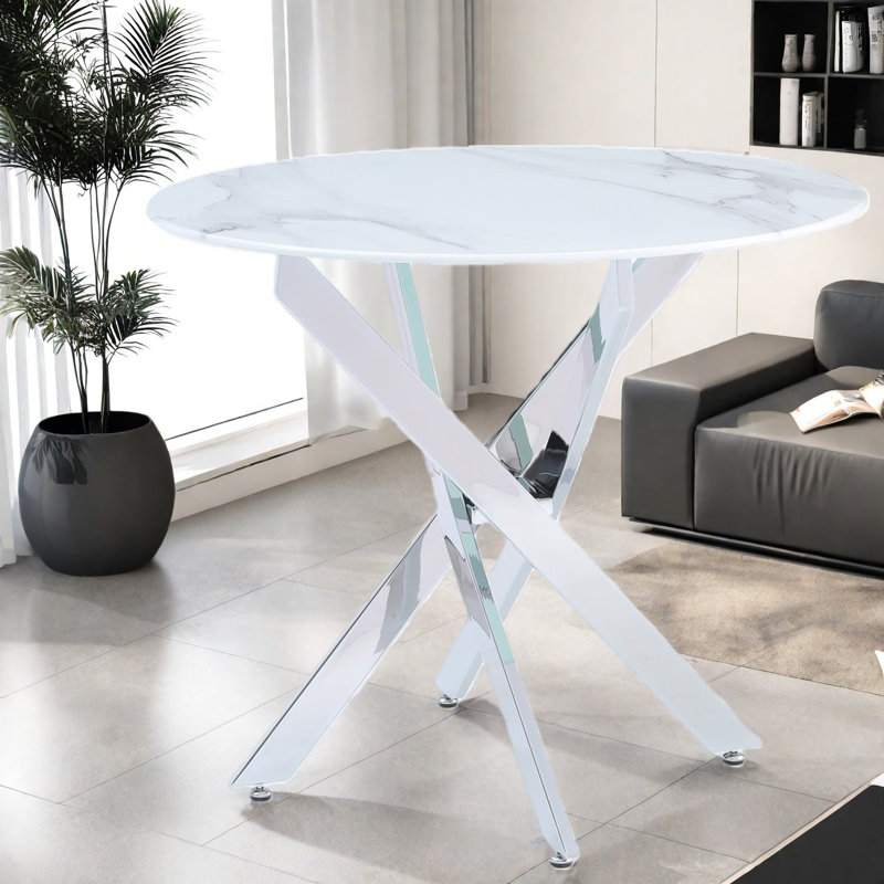Tables de salle à manger modernes (table seulement, pas de chaises, avec plateau et pieds)
