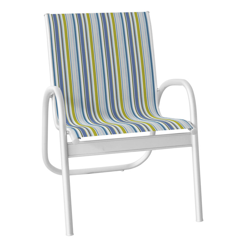 Fauteuil de patio Gardenella, Blanc texturé, Tempo