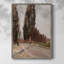 «Vintage Landscape CCL», reproduction encadrée - bois massif
