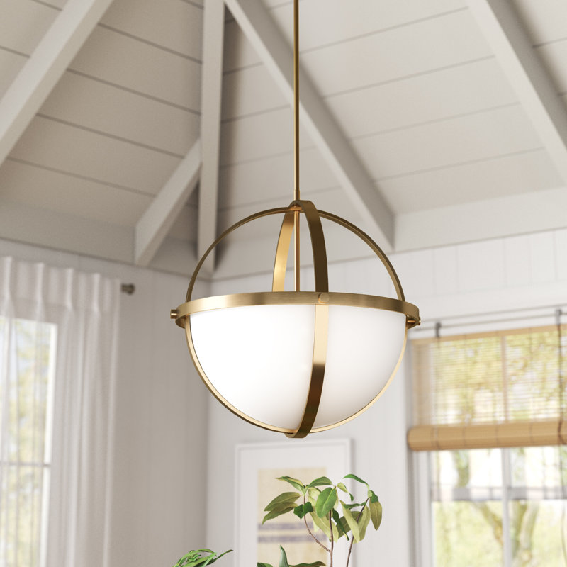 Alturas 3 - Light Dimmable Globe Chandelier, Satin Bronze