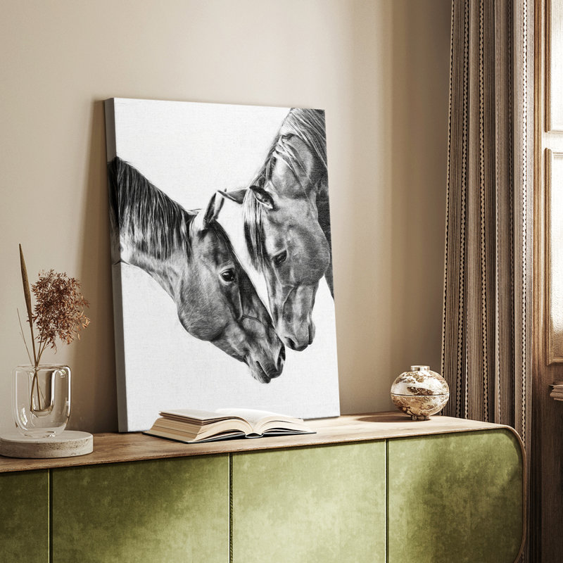 Portrait équin VI - galerie Cavas sur mesure, H 18 po x l 12 po