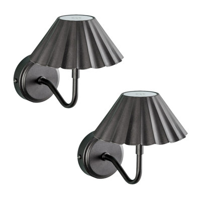 Bethenia Plastic LED Flush Mounted Sconce
