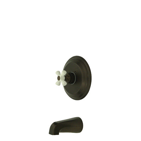 Vintage Single Handle Wall Mounted Tub Spout, Oil Rubbed Bronze
