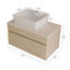 Meuble-lavabo flottant de 31,5 po avec lavabo intégré-1074885351
