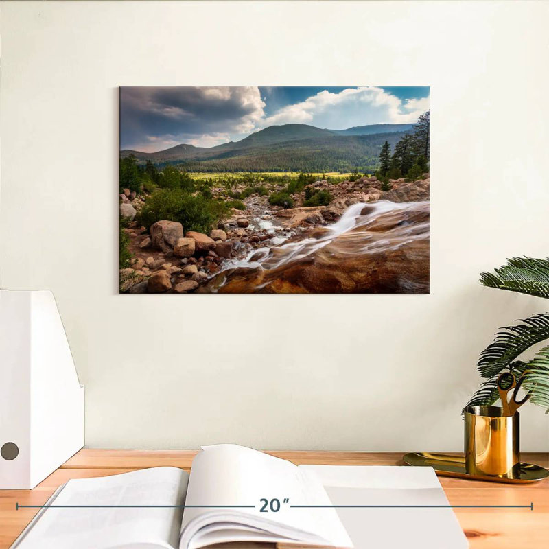 Alvord Rocky Mountains Park Stream, 8" H x 12" W