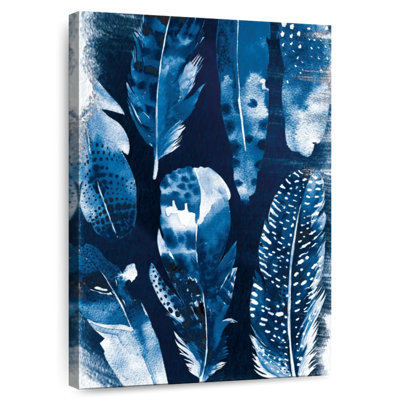 Kerner Midnight Blue Feathers