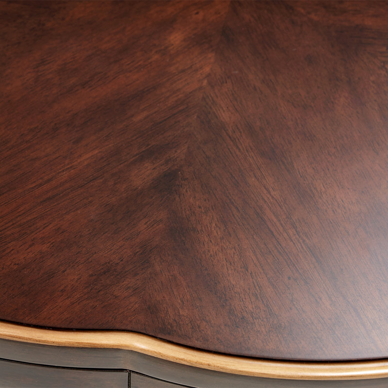 Camellia Field End Table - Warm Pecan