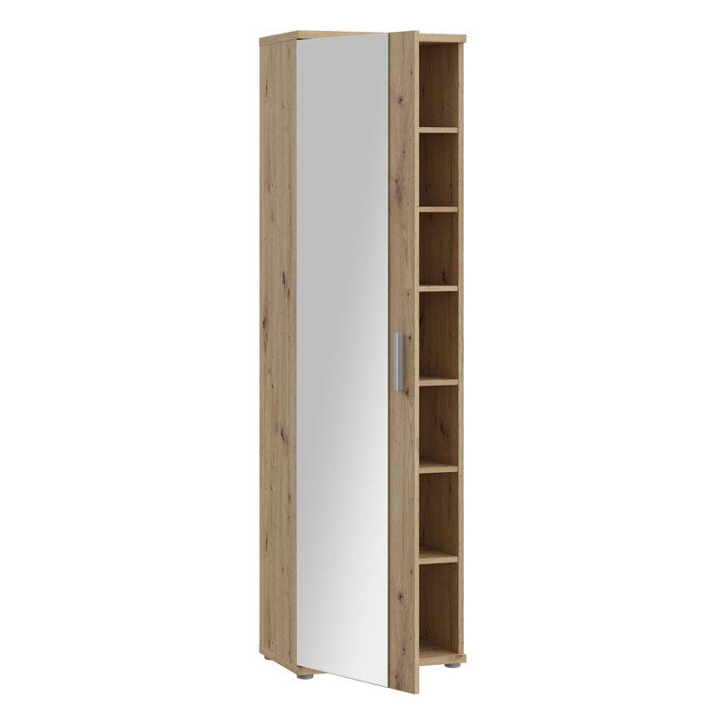 14 Pair Shoe Storage Cabinet, Brown