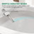 OakLn Smart Toilet with Child Wash, User Mode, Auto Flush, Water Replacement and Antibacterial Heated Seat
