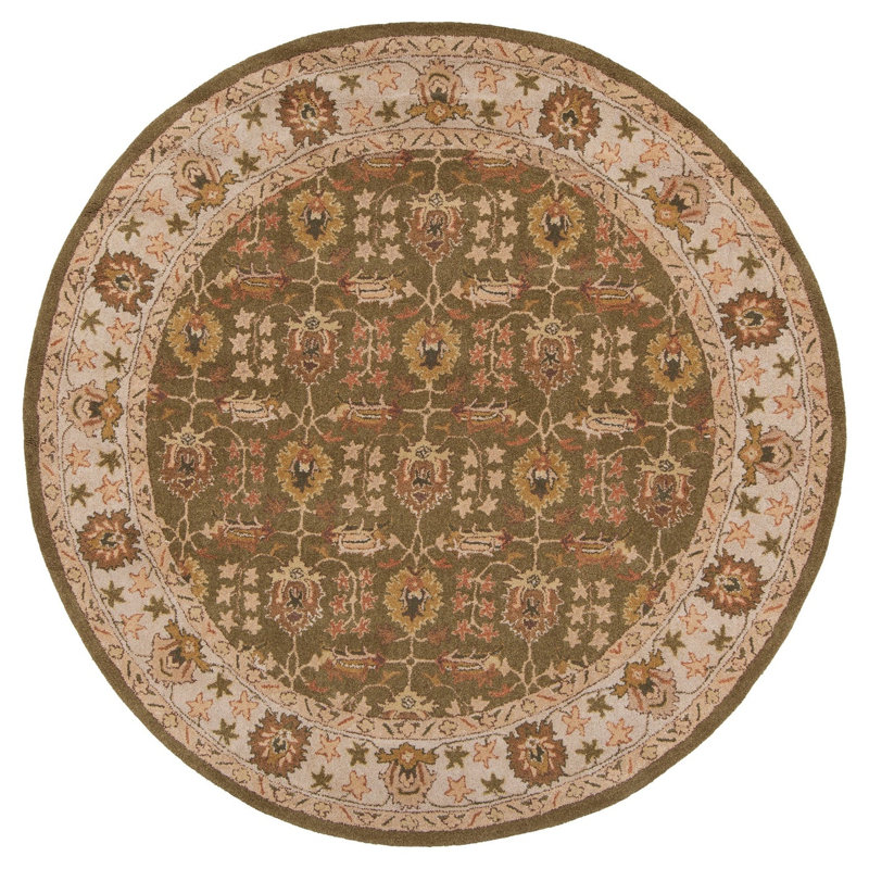 Kinsley Wool Oriental Indoor Rug, Round 7'9"