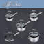 Prestige Scratch Guard 5Pc Saucepan Set, 16/18/20cm, 24cm Stock Pot, 25cm Fry, Aluminium, Scratch Resistant, induction Suitable, Glass Lids