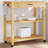 vidaXL Kitchen Trolley MONZA 33.1"x15.7"x34.8" Solid Wood Pine-1584898604