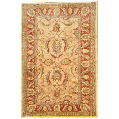 Tapis en laine noué à la main Oushak